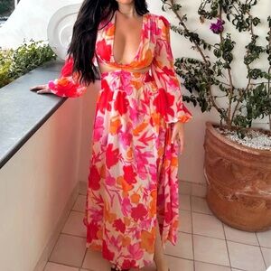 Hello Molly Spring Sunsets Maxi Dress